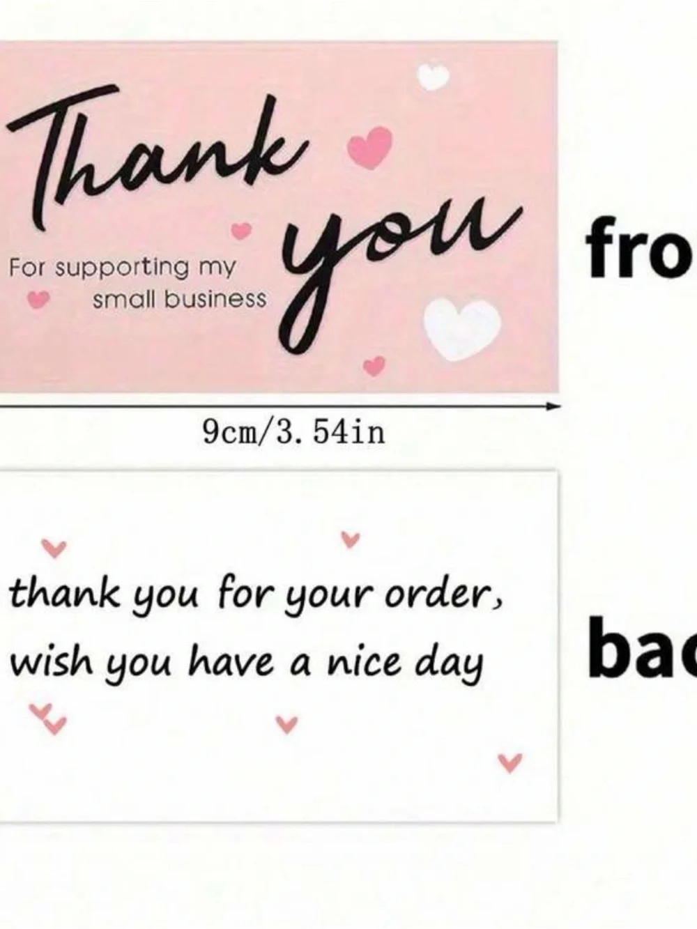 30 Thank You Business Cards